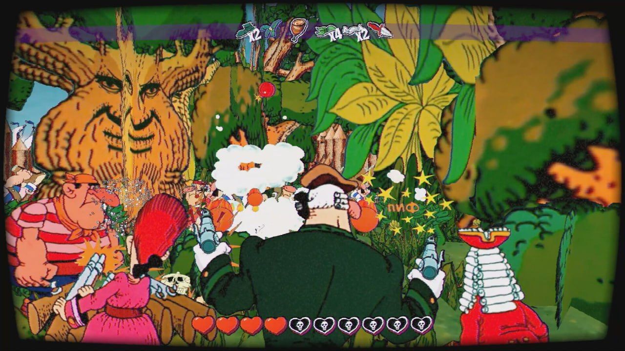 Скриншоты из игры по мотивам советского мультфильма «Остров сокровищ»