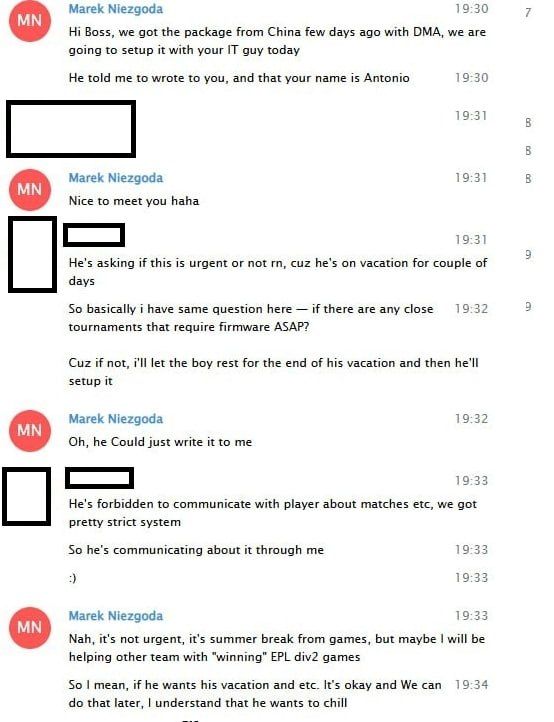 Переписка с AntyVirus | Источник: Telegram-канал alpha