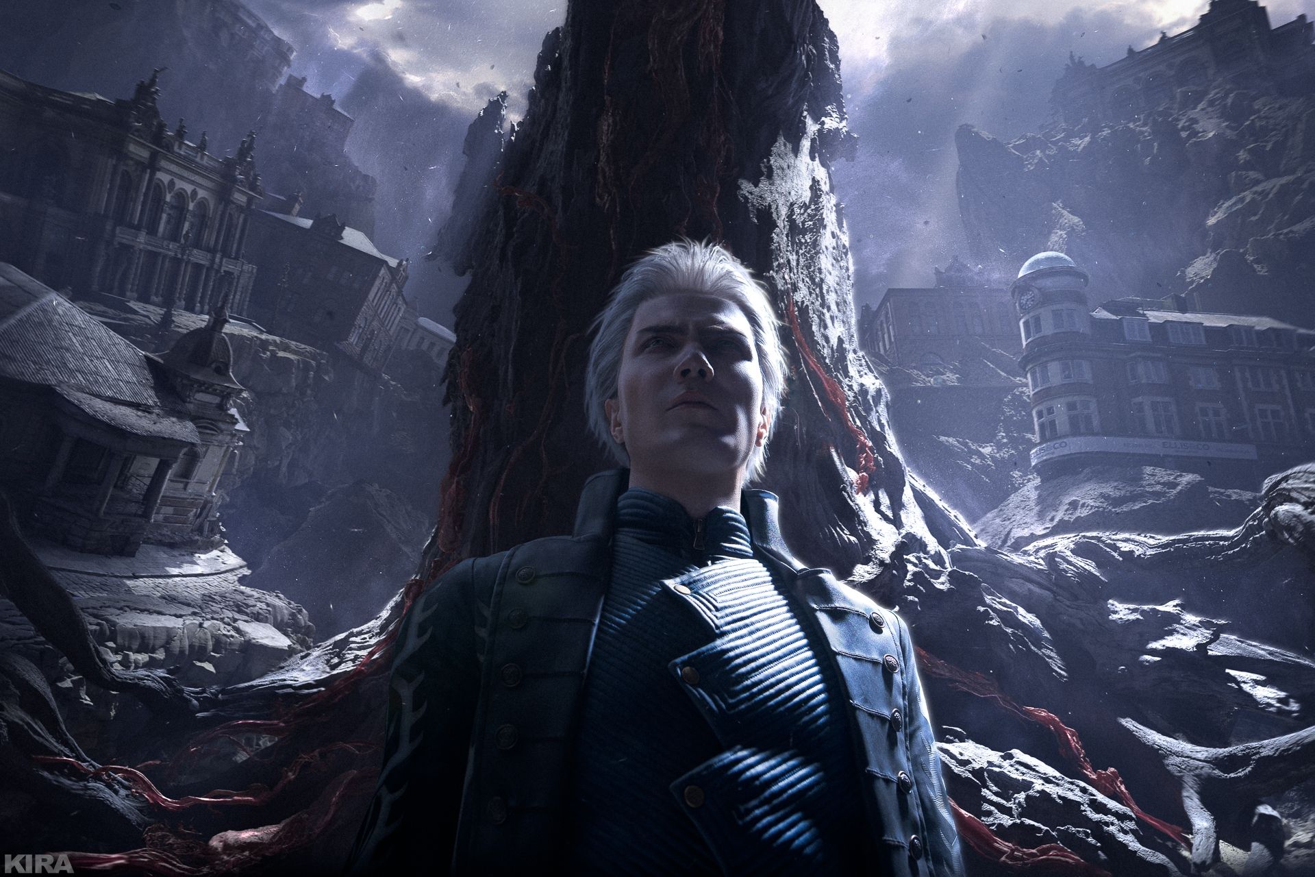 Косплей на Вергилия из вселенной Devil May Cry. Косплеер: CutRun. Фотограф: KIRA. Источник: vk.com/id17260834