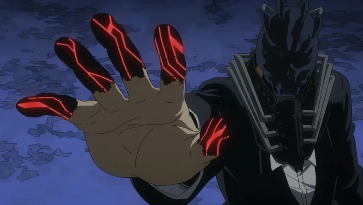 Кадр из аниме «Моя геройская академия»