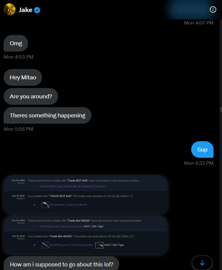 Источник: страница MitaoCatCS в X