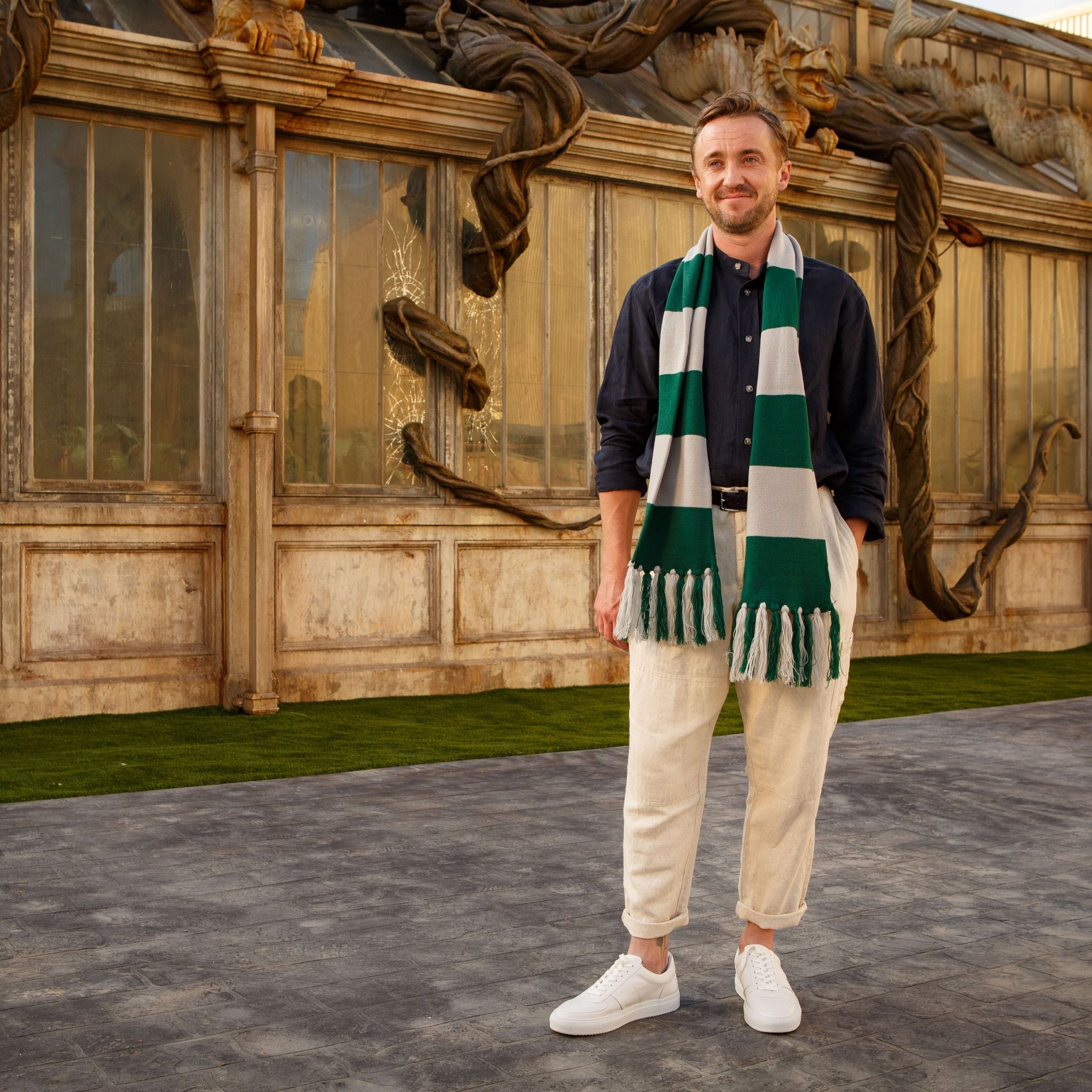 Актер Том Фелтон, исполнитель роли Драко Малфоя в киновселенной «Гарри Поттера». Источник: социальные сети