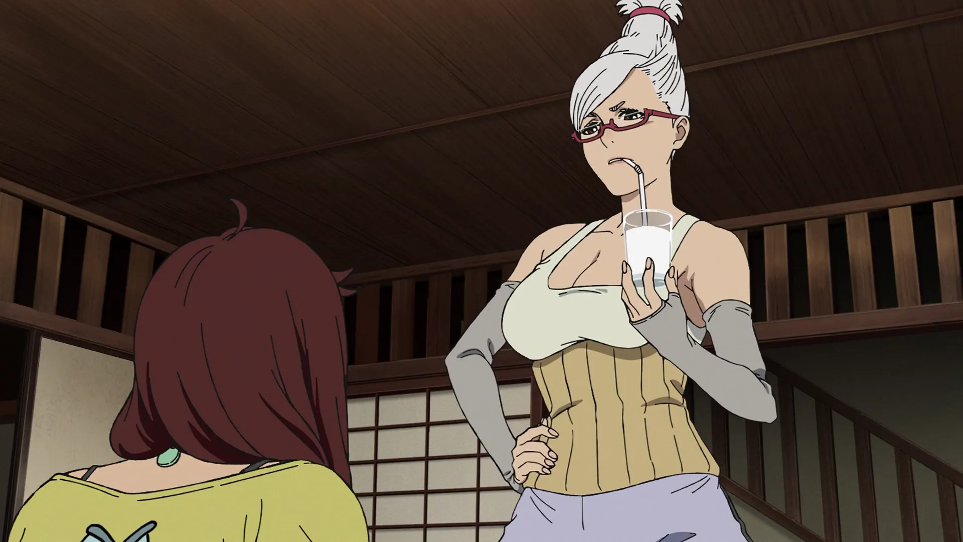 Кадр из аниме «Дандадан»