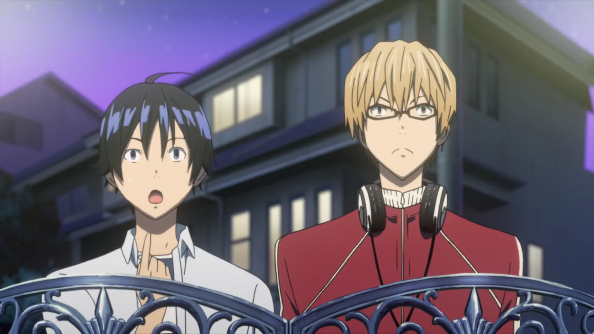 Кадр из аниме «Бакуман»