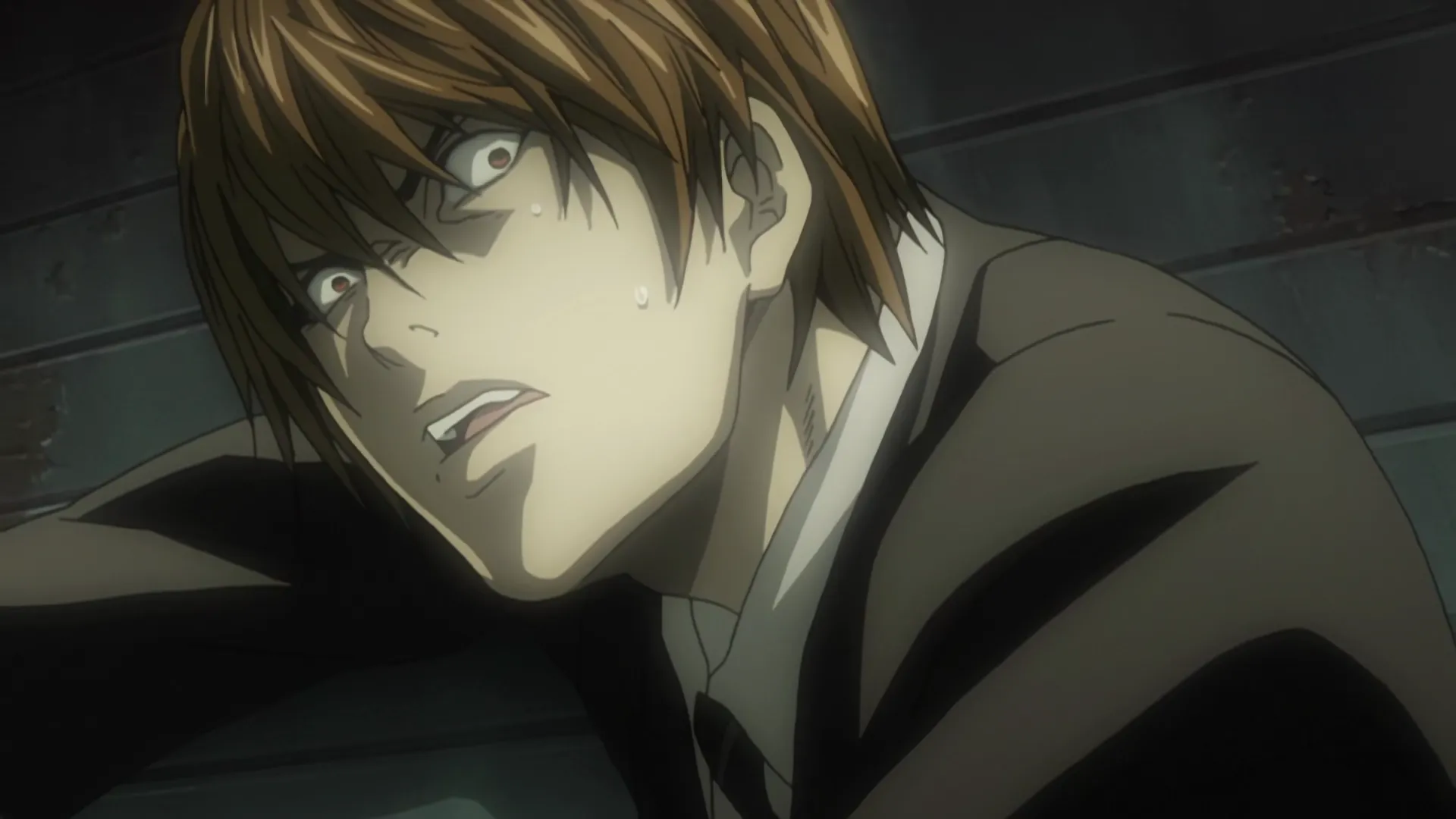 Кадр из аниме «Тетрадь смерти»