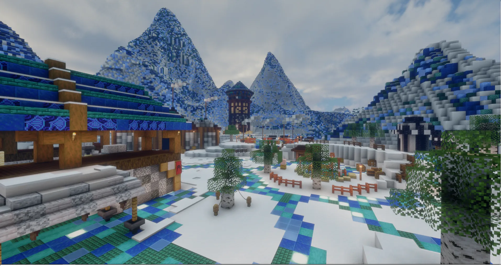 Ристалище Серебряного турнира из World of Warcraft в Minecraft. Источник: reddit