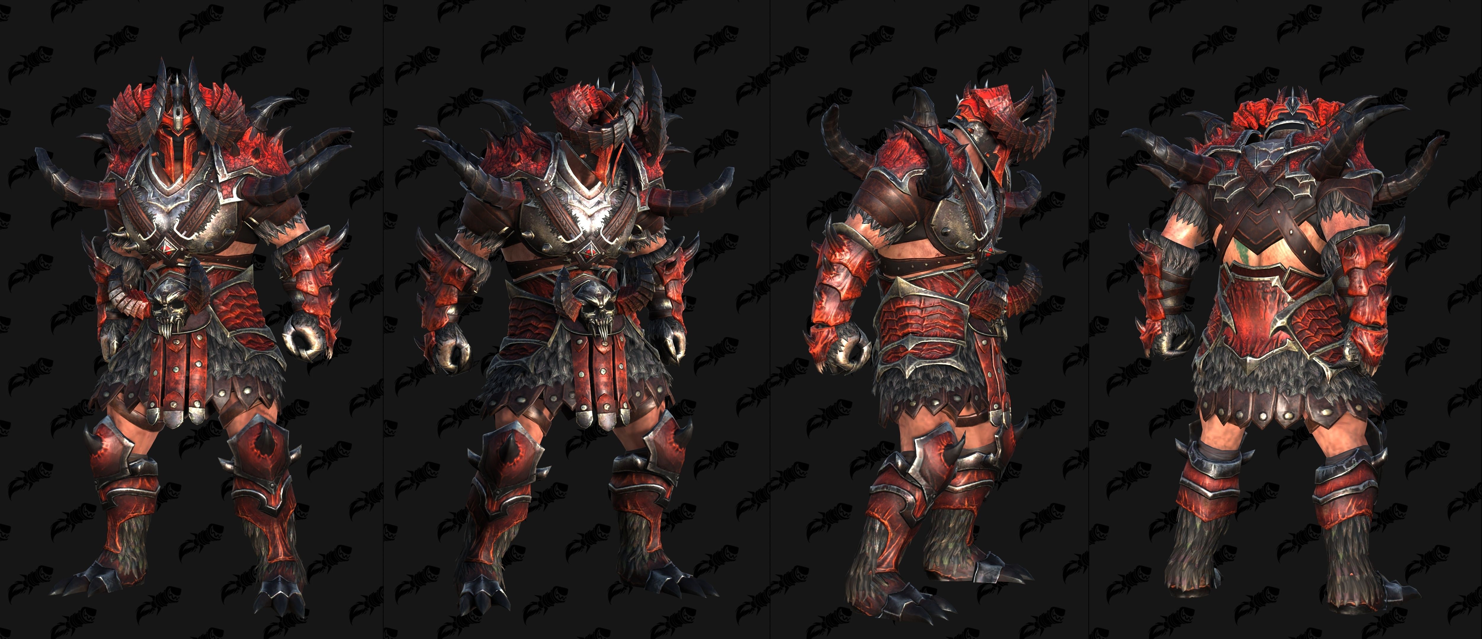 Модели доспехов варвара из Diablo Immortal. Источник: Wowhead