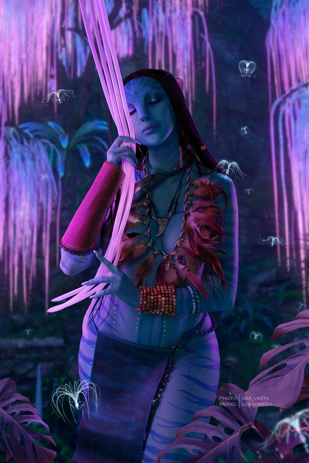 Косплей на Нейтири из «Аватара». Косплеер: Lera Himera. Фотограф: Светлана Богачева. Источник фото: vk.com/deavesta_photo