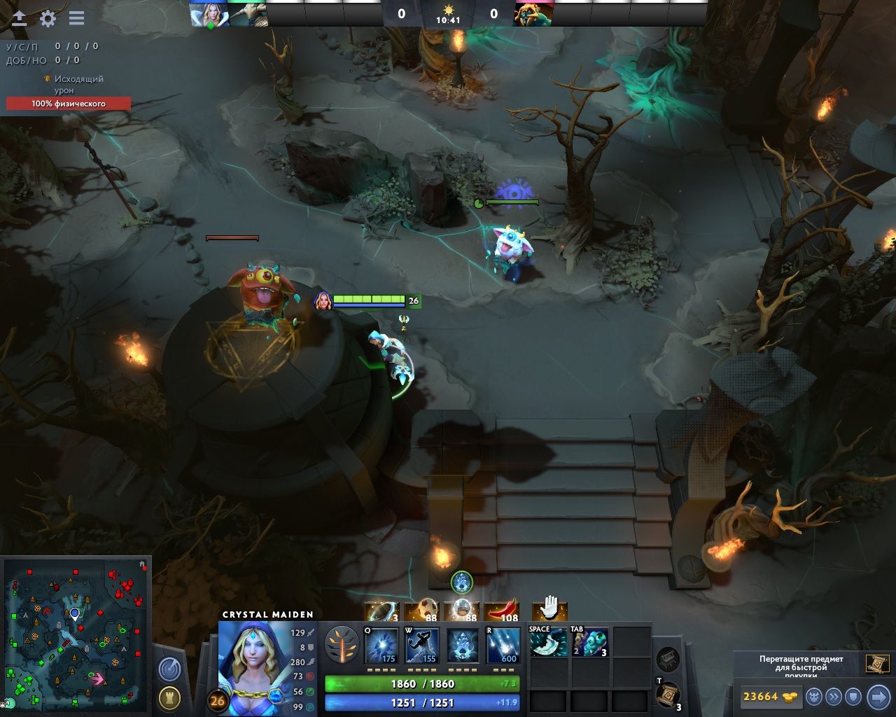 Модель в текстуре