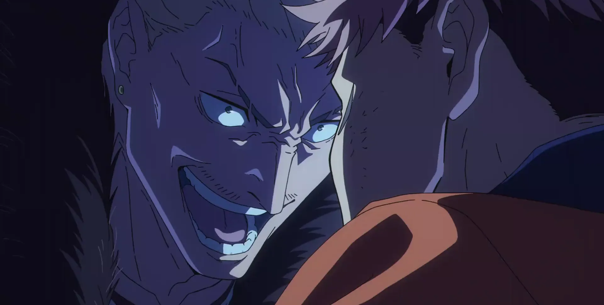 Кадр из аниме «Магическая битва: Смертельная миграция»