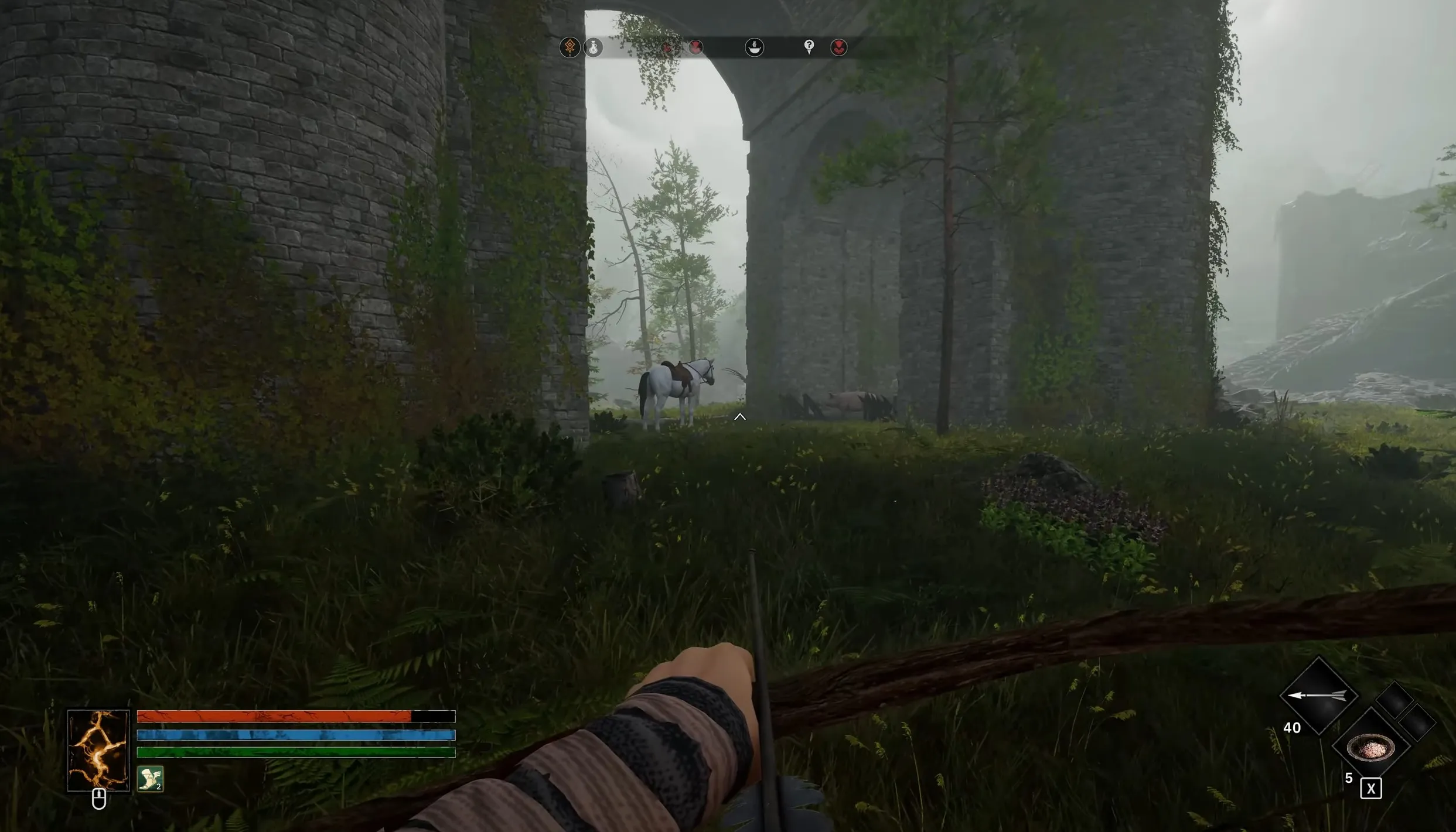 Скриншот из игры Tainted Grail: The Fall of Avalon
