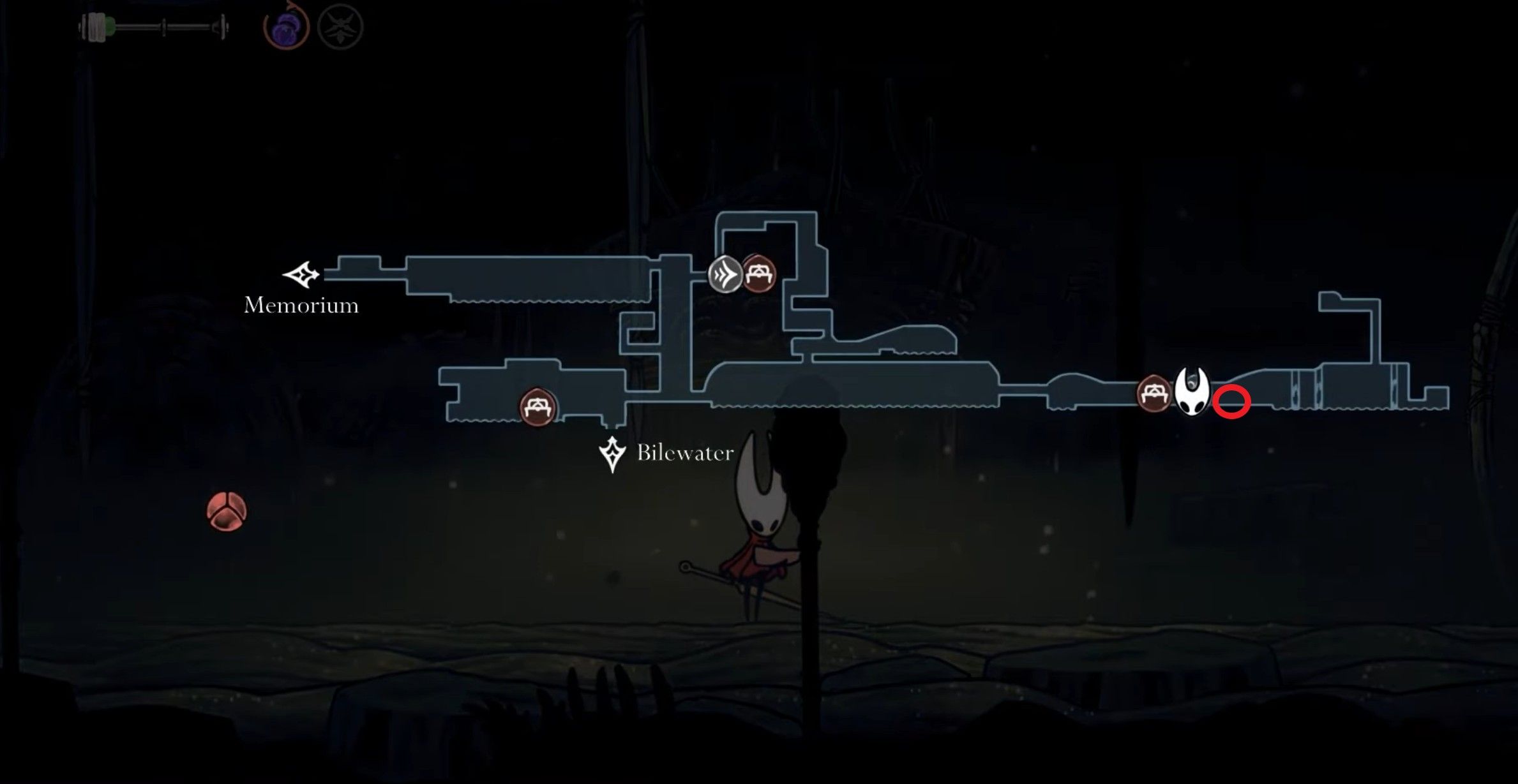 Скриншот из игры Hollow Knight: Silksong