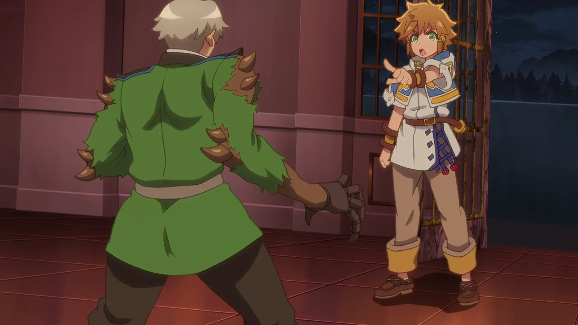 Кадр из аниме «История о пареньке из деревни, расположенной перед сложнейшим подземельем»