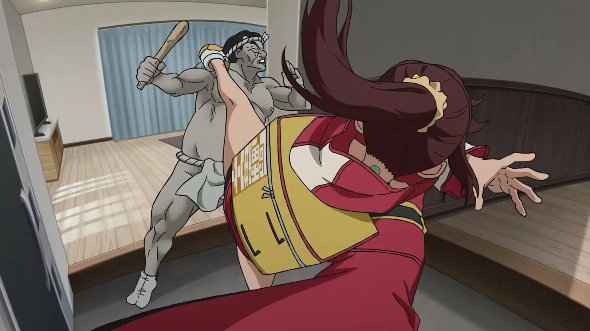 Кадр из аниме «Дандадан»