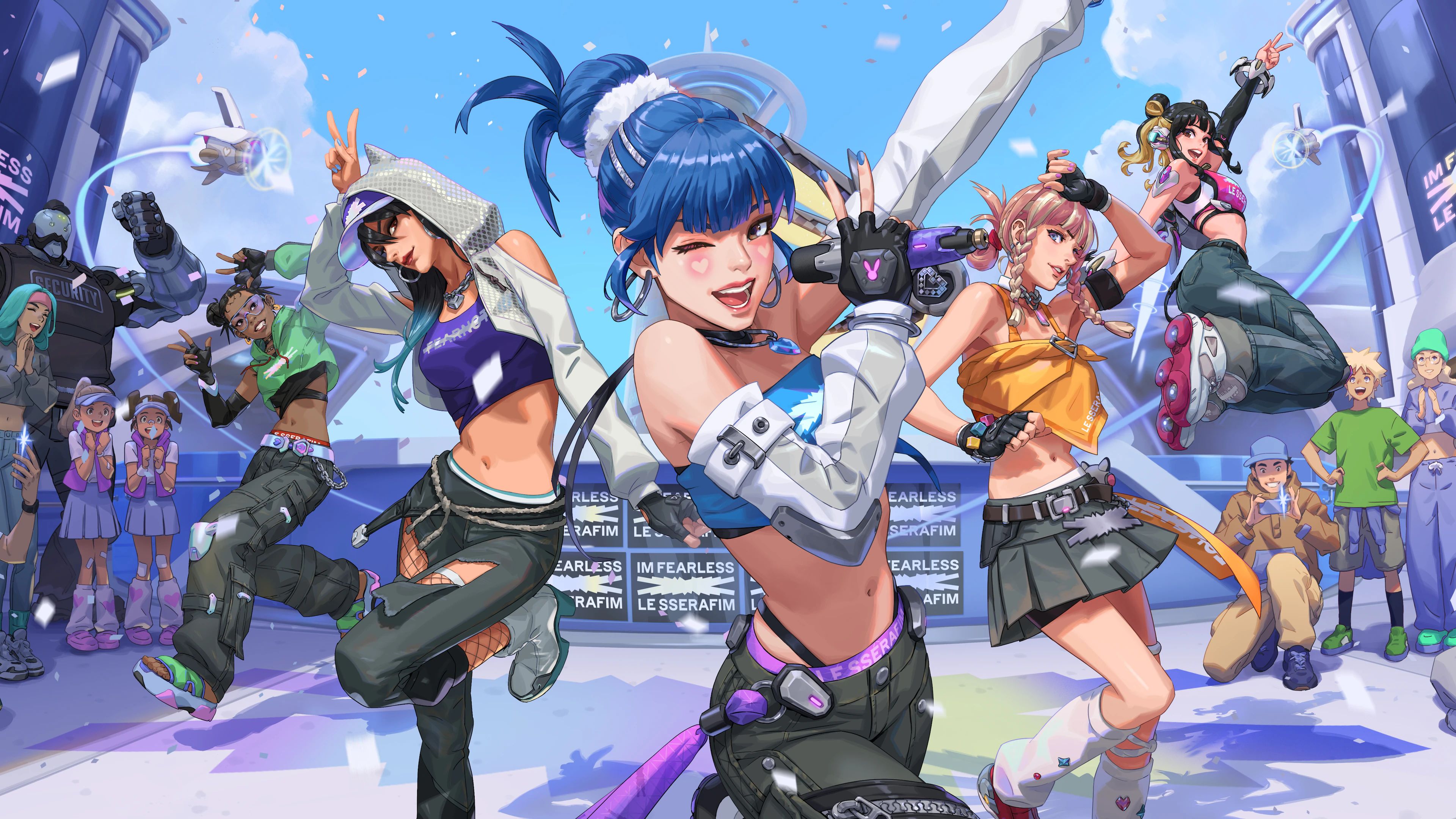 Overwatch 2 x LE SSERAFIM. Источник: Blizzard