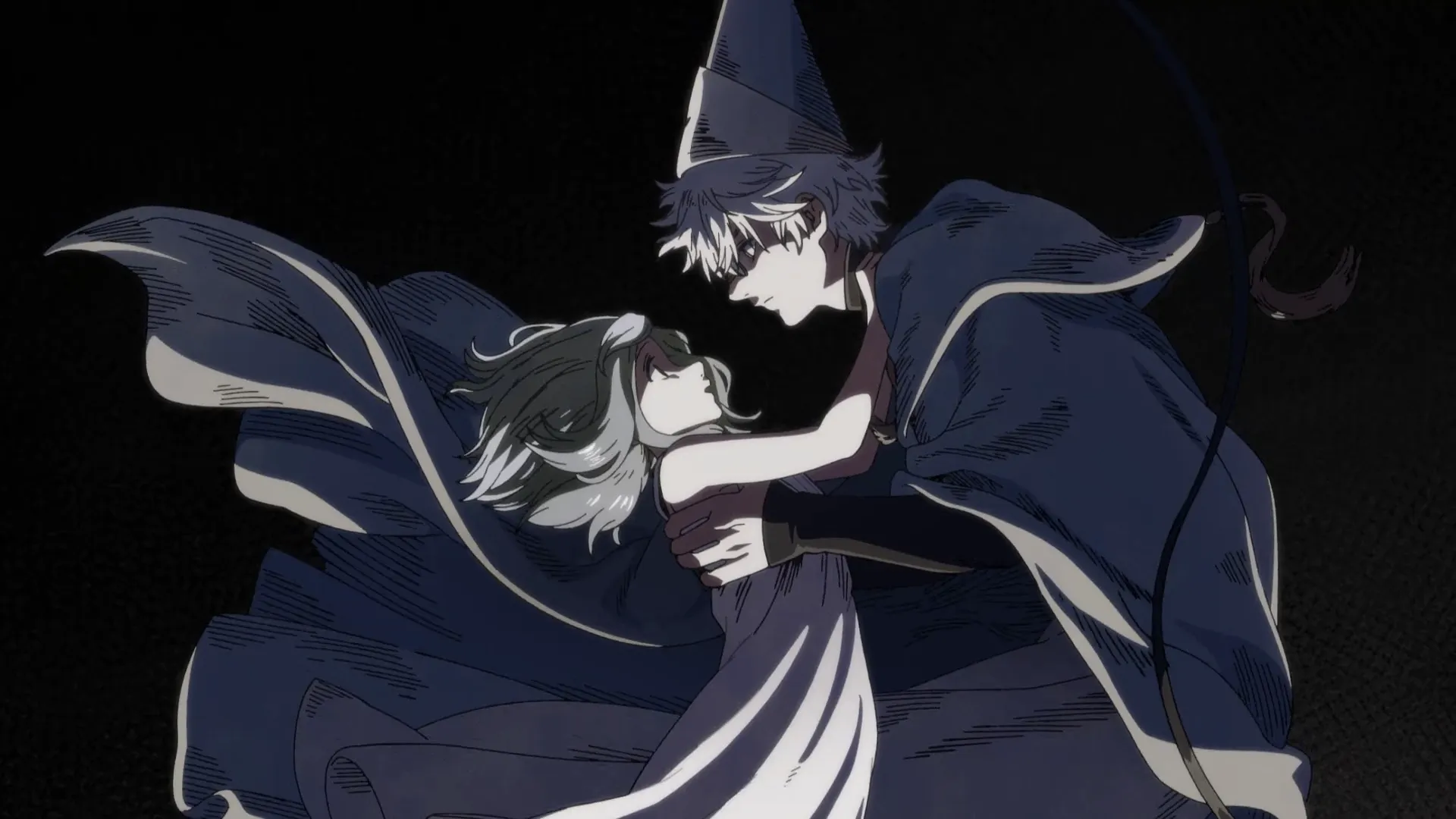 Кадр из аниме «Ателье колдовских колпаков»