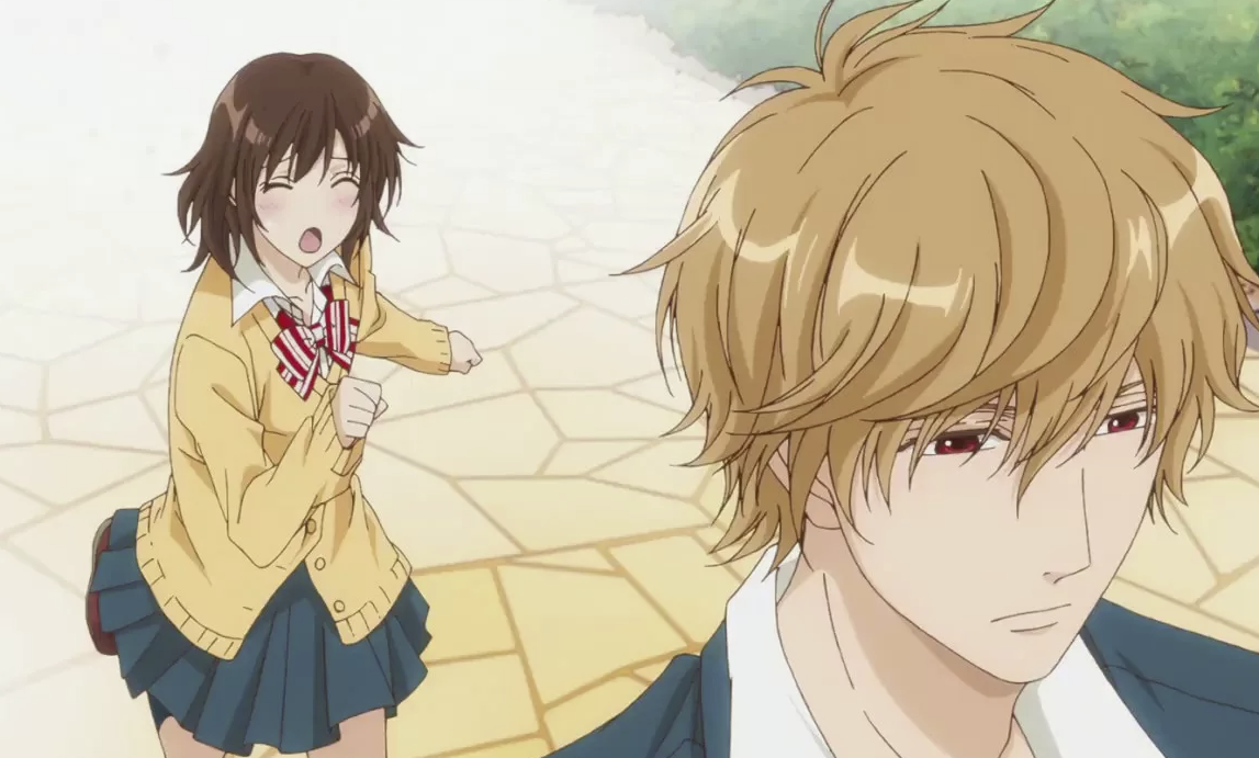 Кадр из аниме «Волчица и чёрный принц»