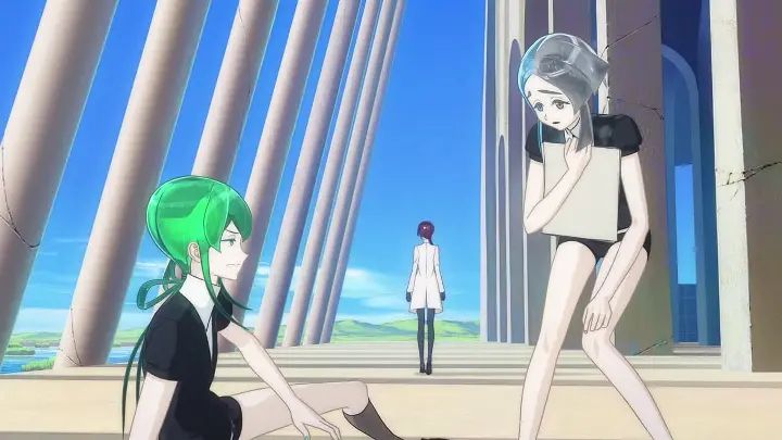 Кадр из аниме «Страна самоцветов»