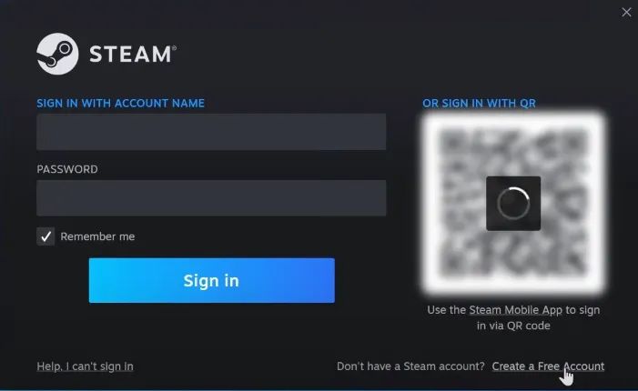 Регистрация через лаунчер. Источник: Steam
