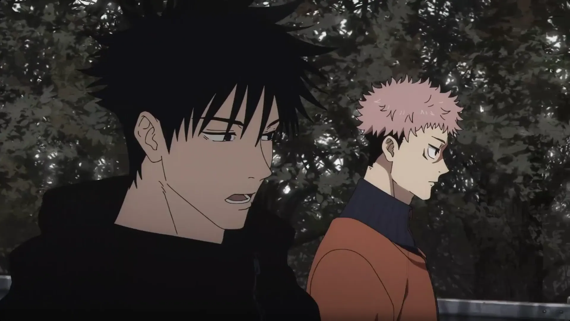 Кадр из аниме «Магическая битва: Смертельная миграция»