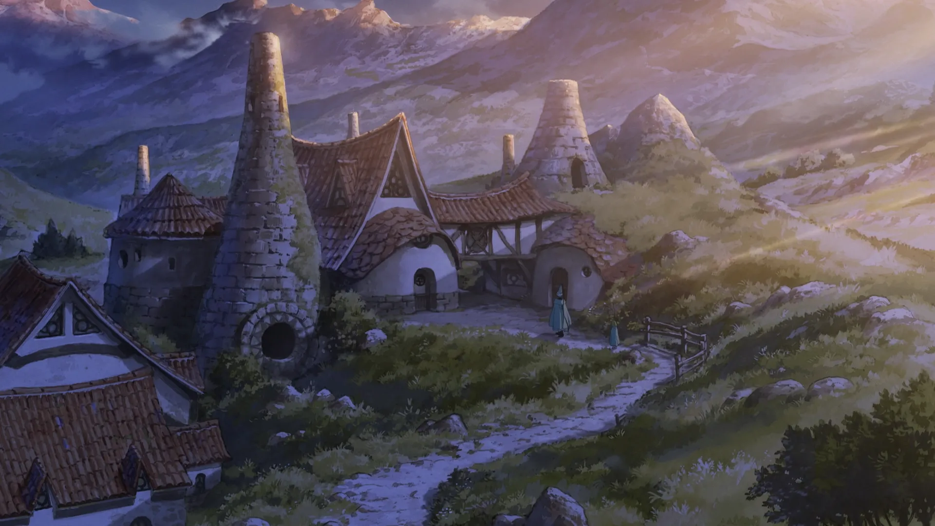 Кадр из аниме «Ателье колдовских колпаков»