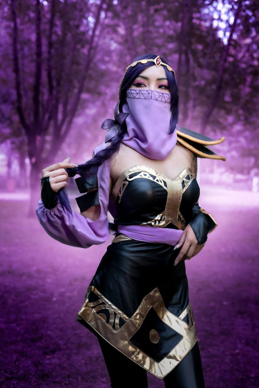 Косплей на Templar Assassin от Айгеры Дунамис. Источник фото:  t.me/dunamis_aigera