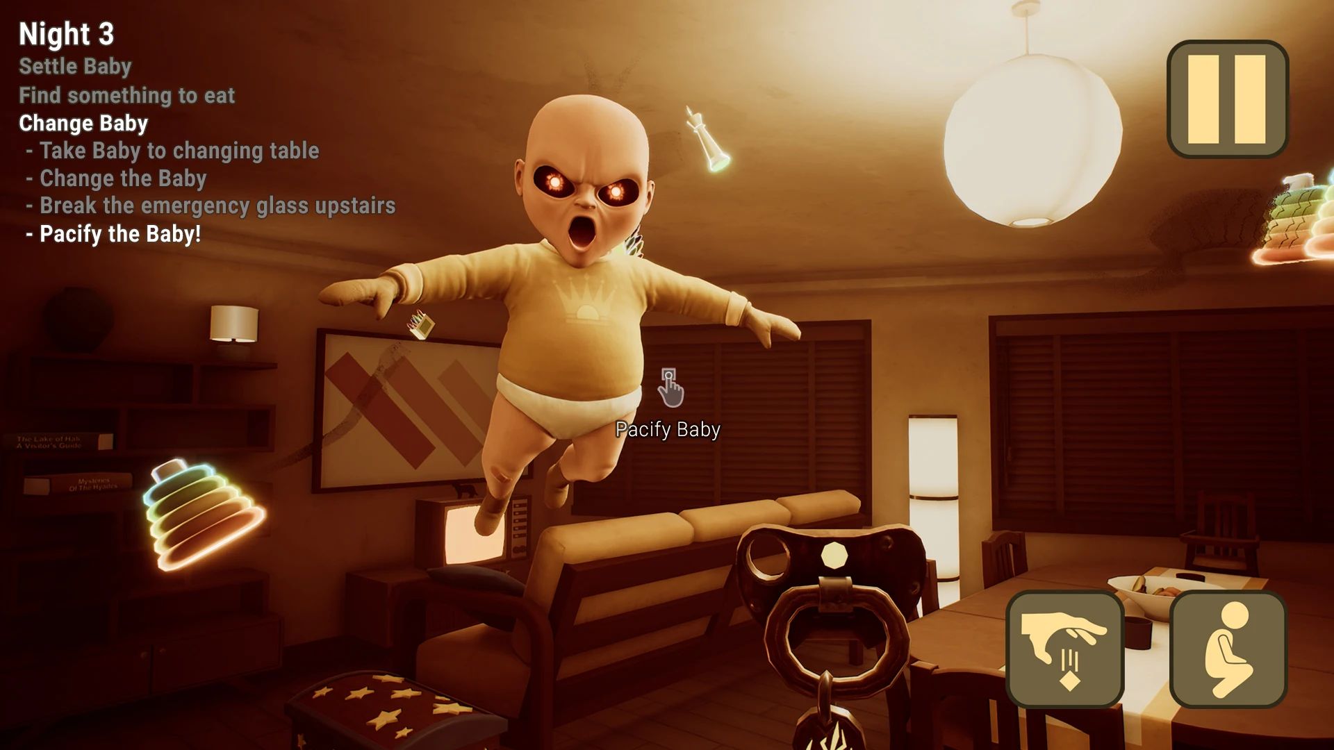 Скриншот из The Baby In Yellow. Источник: Play Market 