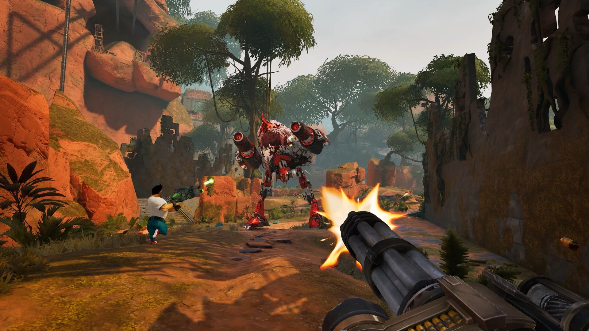 Скриншот из Serious Sam: Shatterverse. Источник: Steam