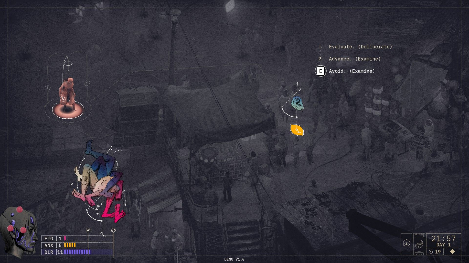 Экшен-эпизод. Скриншот из ZERO PARADES: For Dead Spies