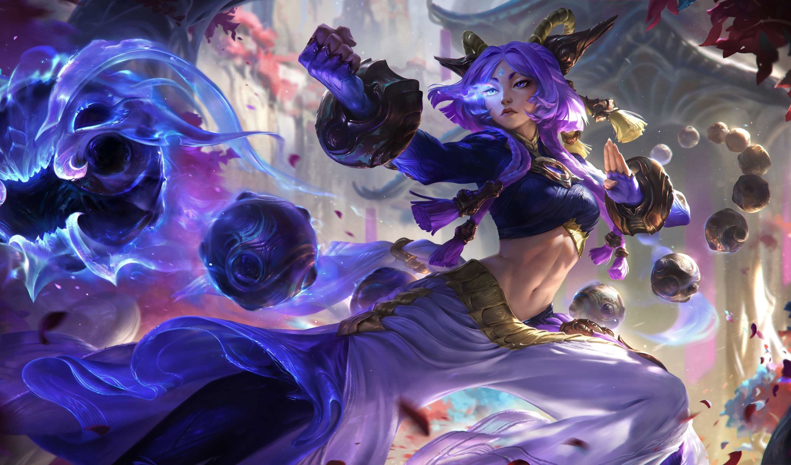Сплеш-арт Юнары. Источник: группа League of Legends во «ВКонтакте»