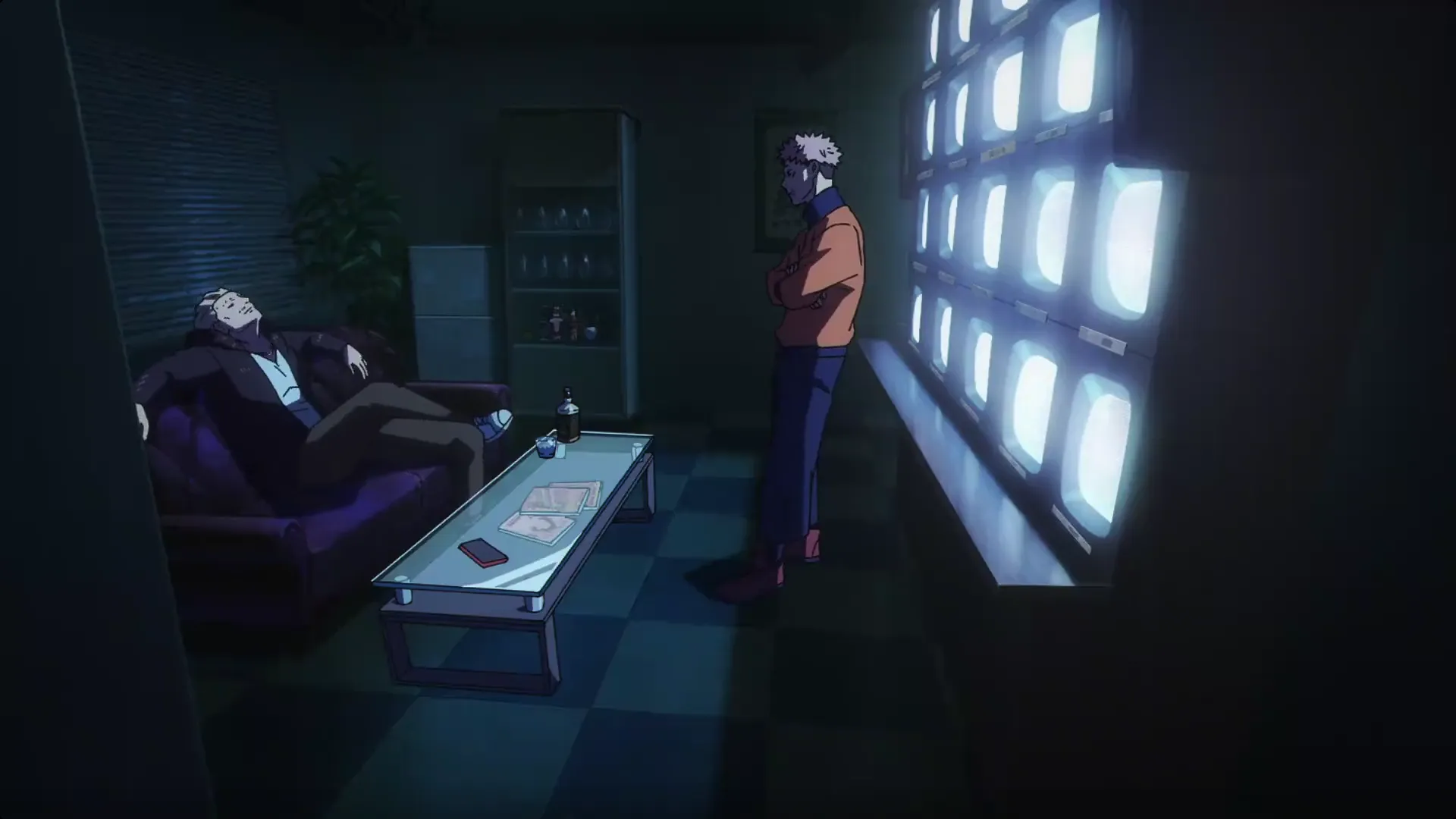 Кадр из аниме «Магическая битва: Смертельная миграция»