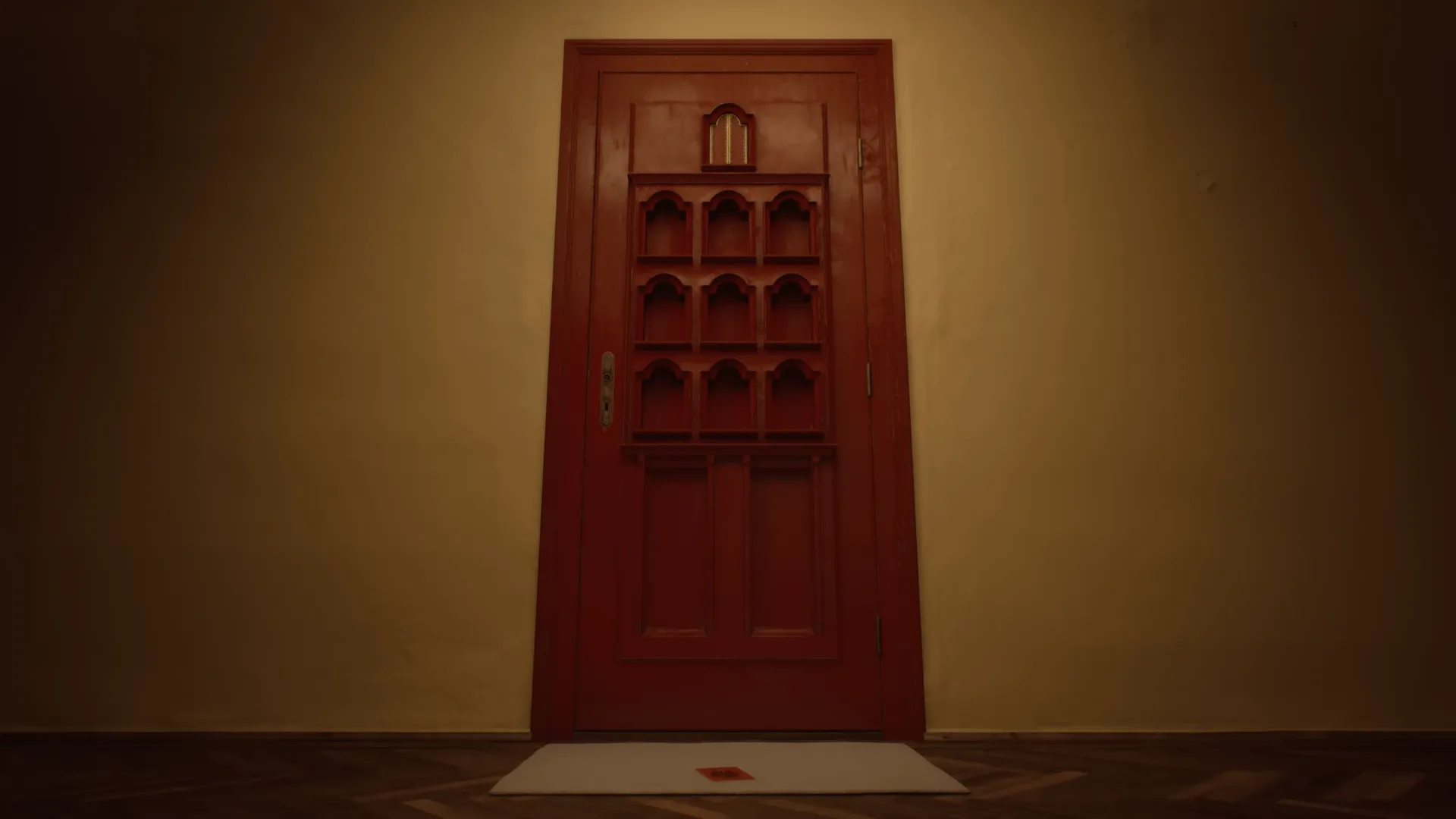 Загадочная красная дверь. Кадр из трейлера OD. Источник: YouTube