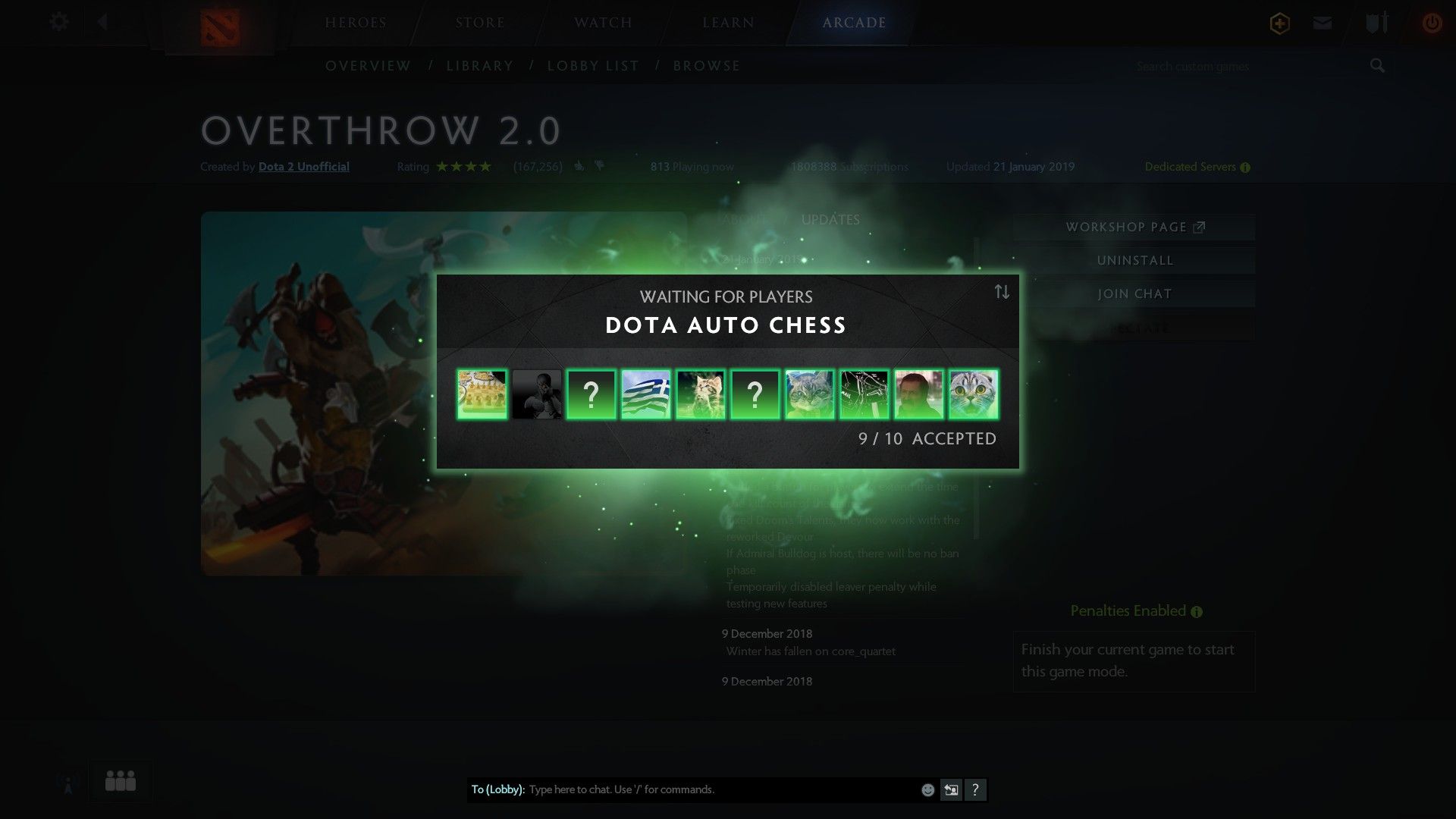 В отдельной версии Auto Chess таких проблем быть не должно