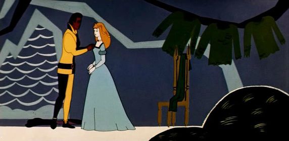 Кадр из мультфильма «Дикие лебеди»