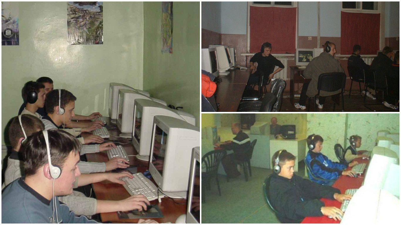 Вот такими были те самые "компьютерные клубы":)