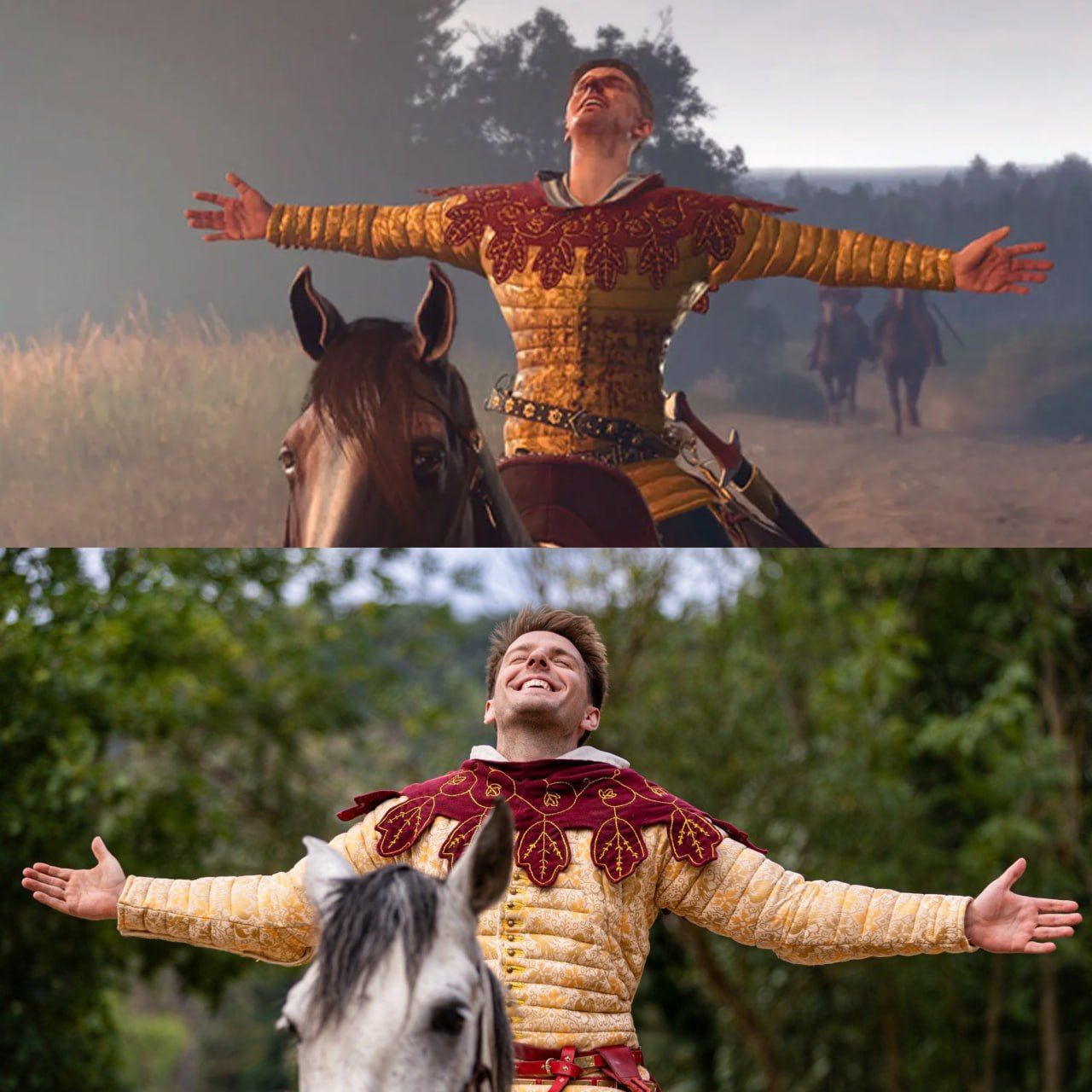 Косплей на Яна Птачека из Kingdom Come: Deliverance от Люка Дэйла. Источник: канал Люка Дэйла в X