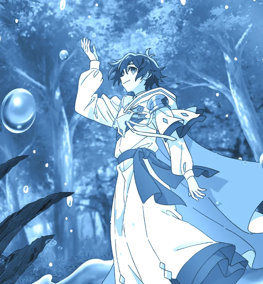 Постер аниме «Маг воды». Источник: mizuzokusei-anime.com