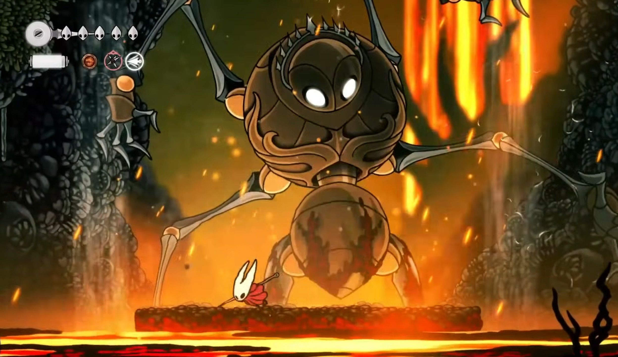 Скриншот из игры Hollow Knight: Silksong