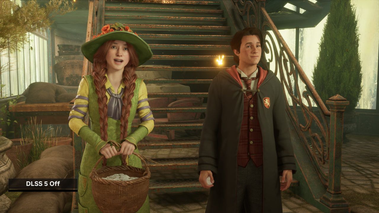 DLSS 5 в Hogwarts Legacy. Источник: NVIDIA