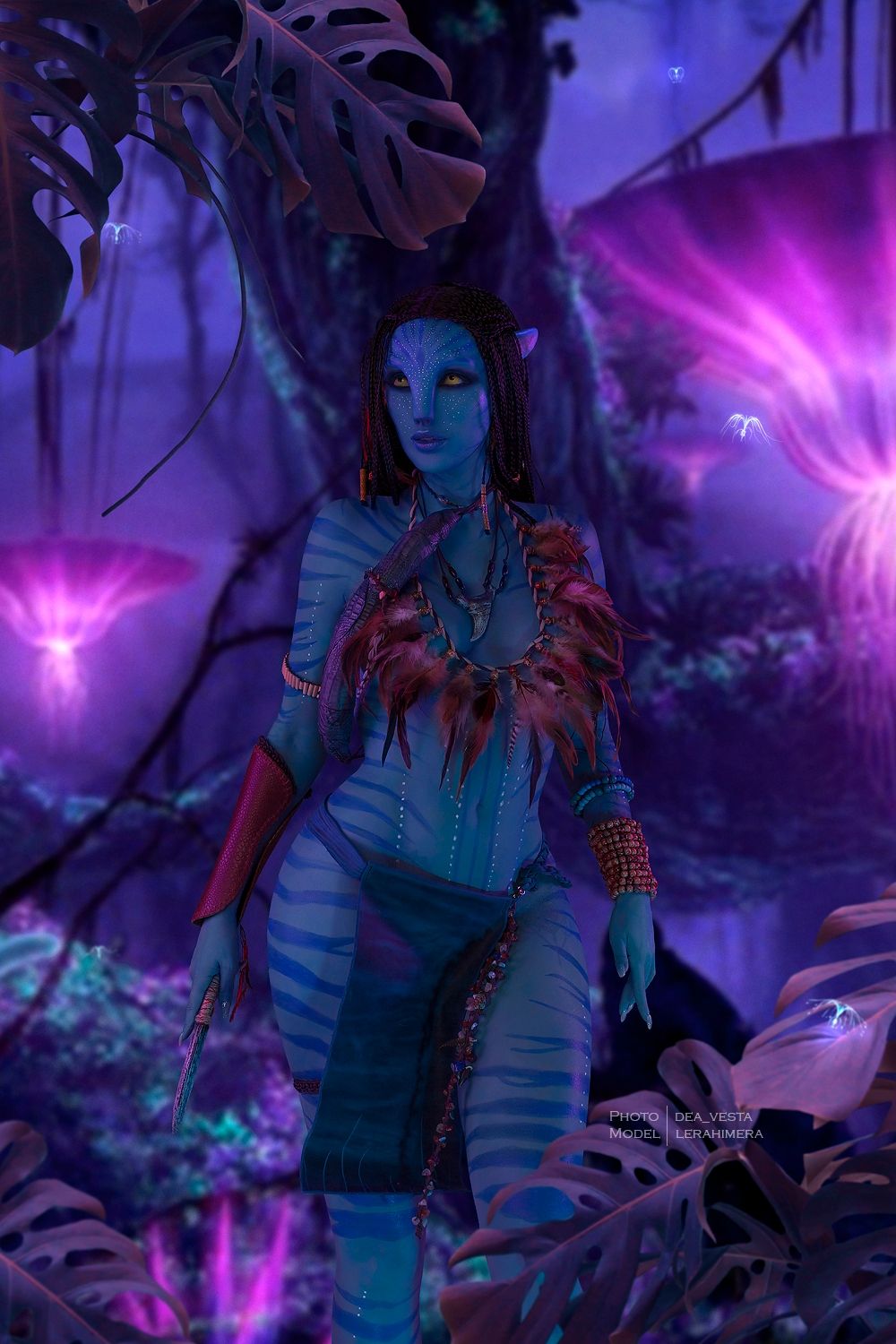 Косплей на Нейтири из «Аватара». Косплеер: Lera Himera. Фотограф: Светлана Богачева. Источник фото: vk.com/deavesta_photo