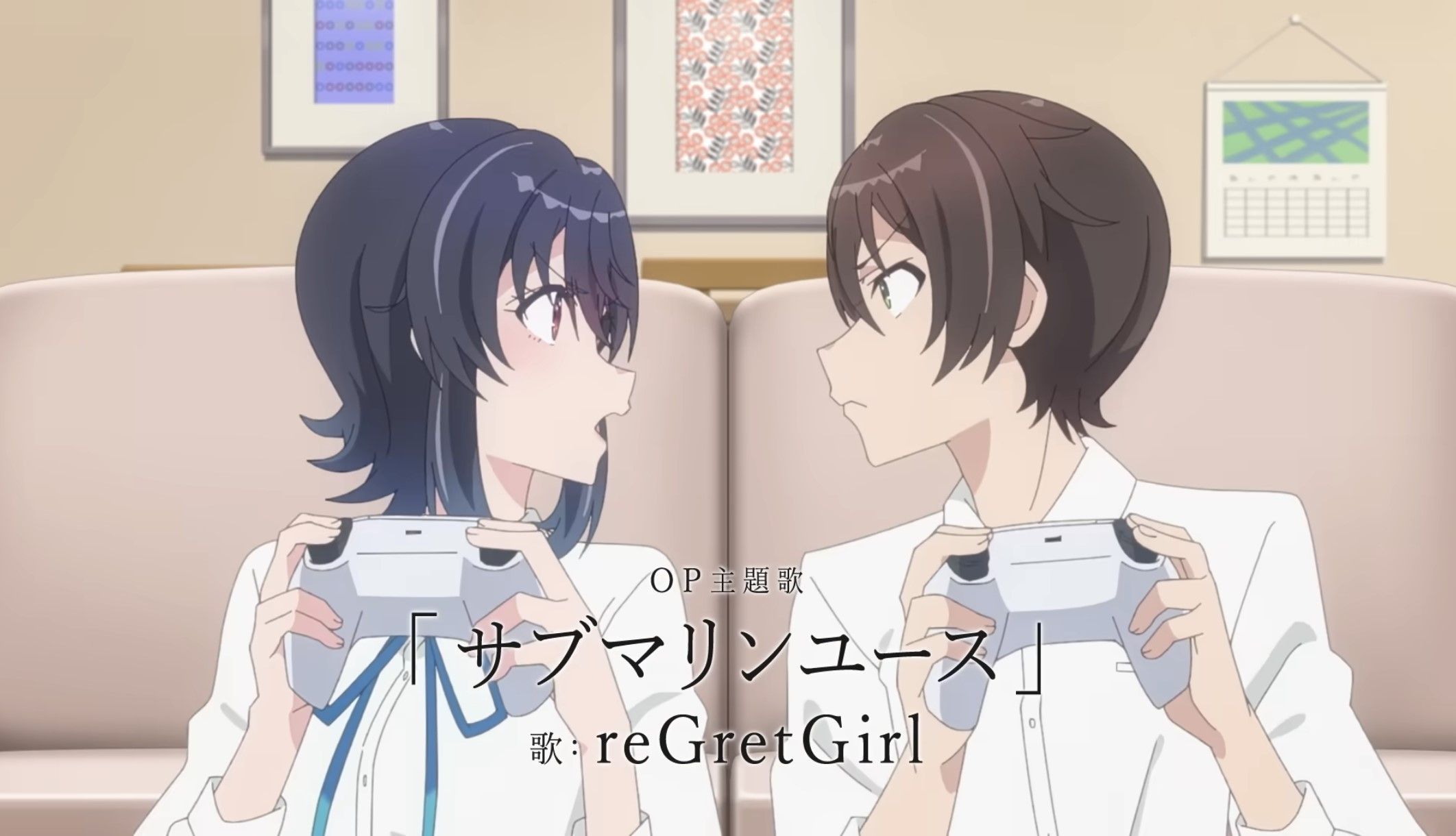 Кадр из трейлера аниме «Я подружился со второй самой симпатичной девушкой в классе»