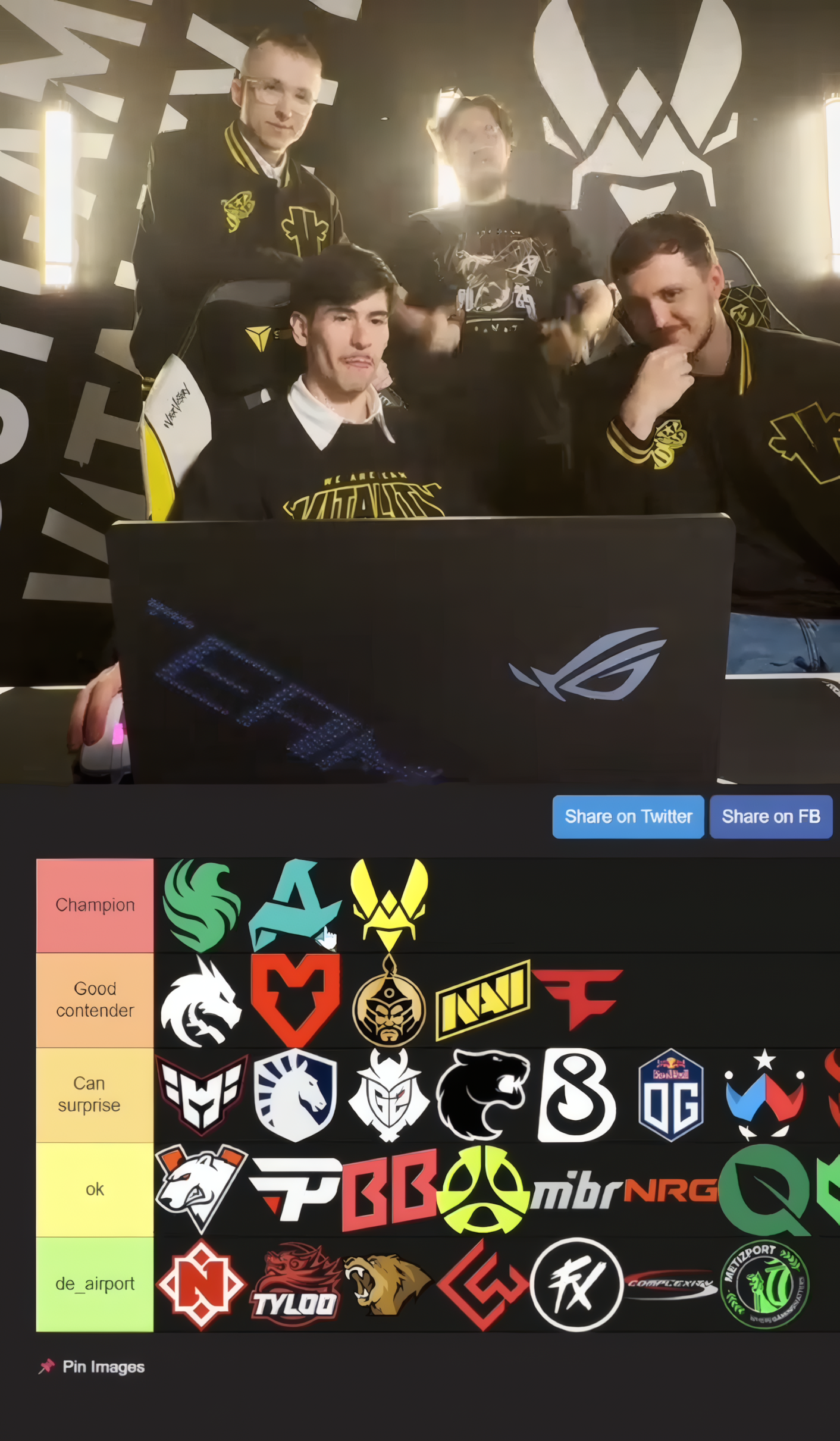 Источник: канал Team Vitality в TikTok
