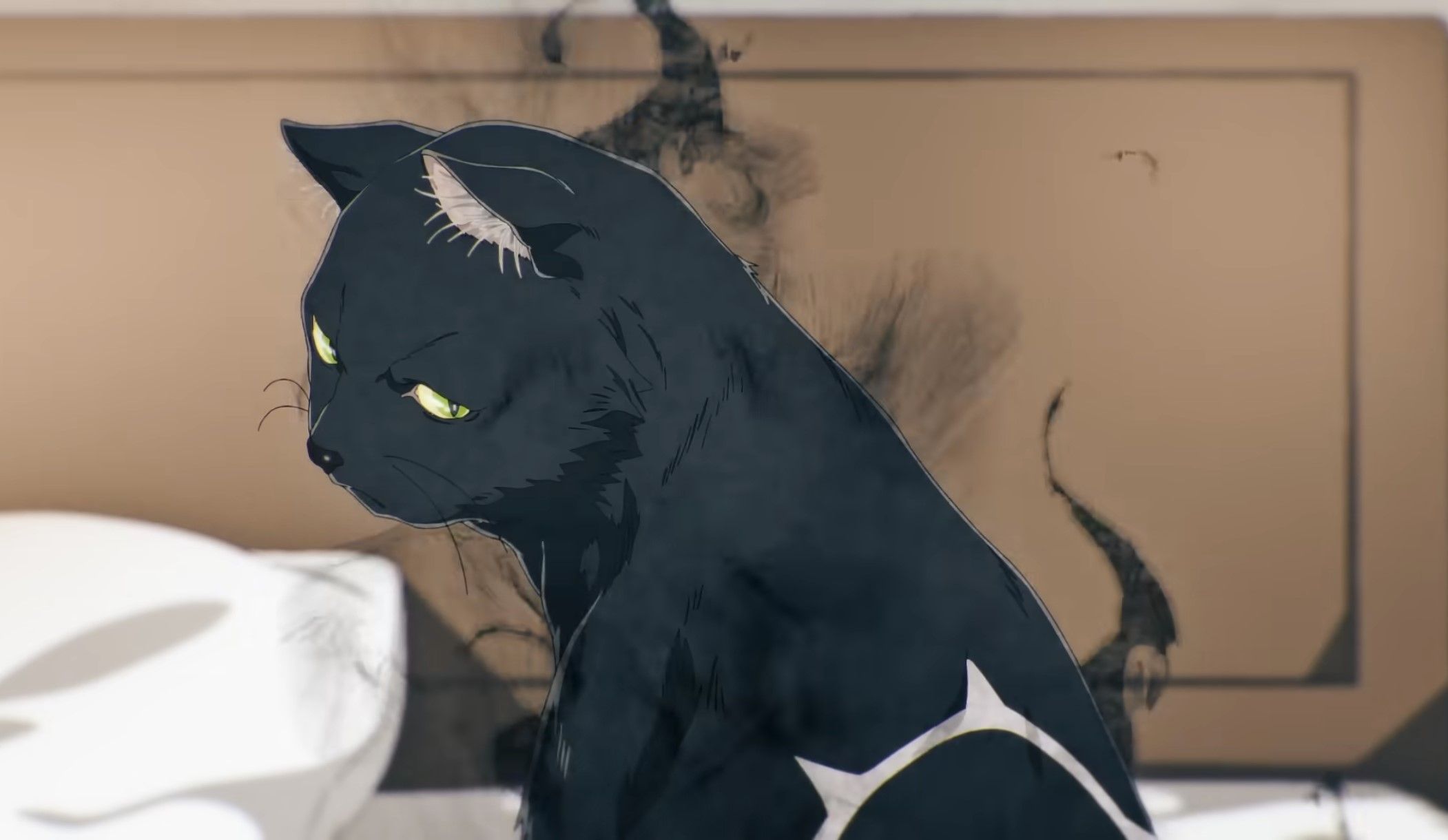 Кадр из трейлера аниме «Чёрный факел»