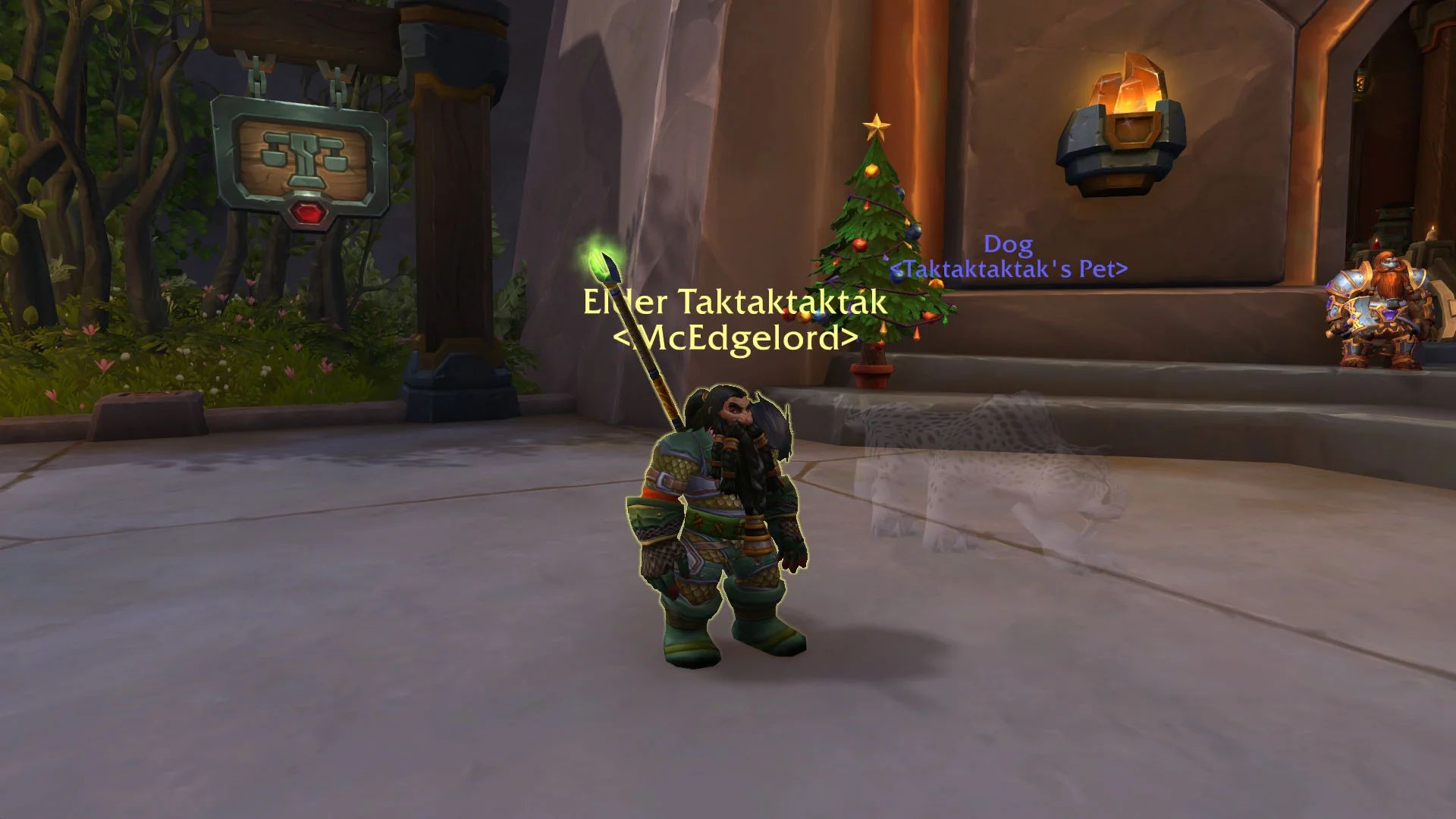 Taktaktaktak и его питомец в World of Warcraft