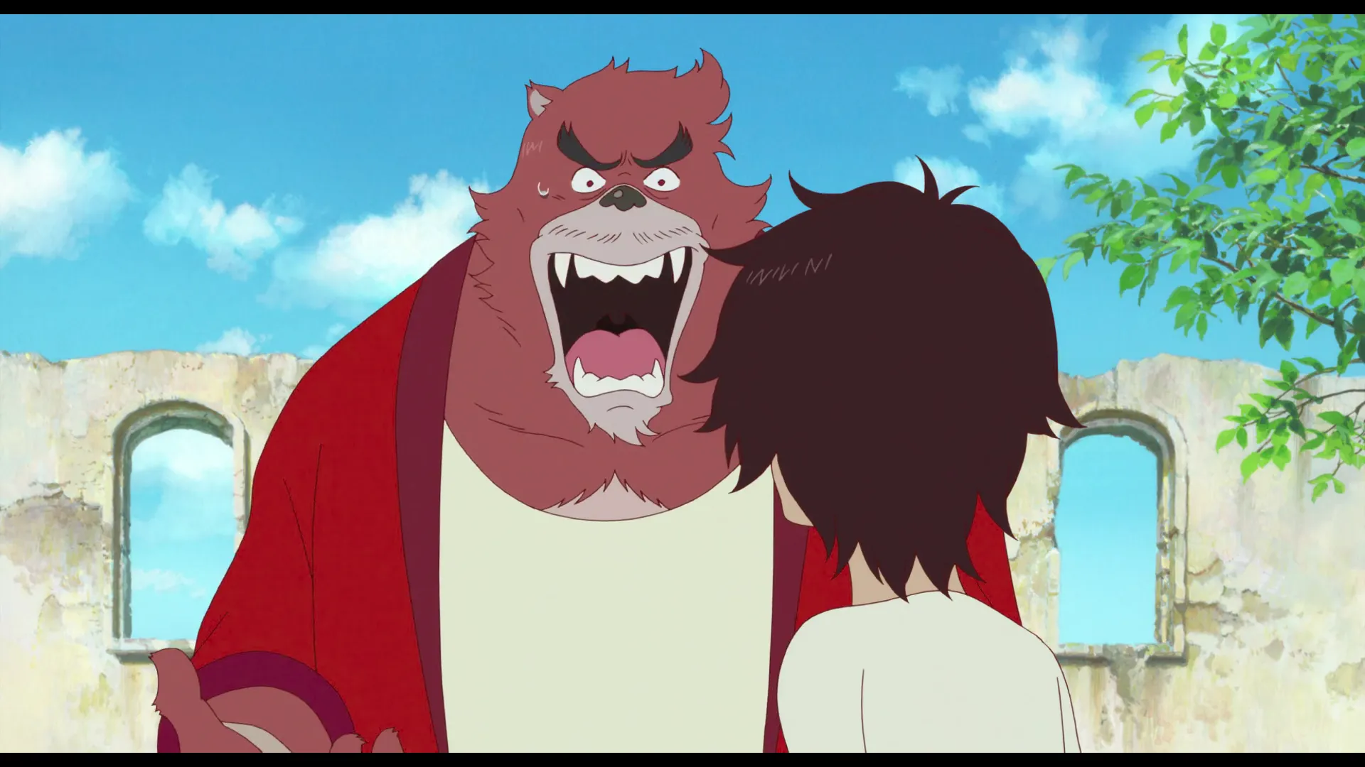 Кадр из аниме «Ученик чудовища»