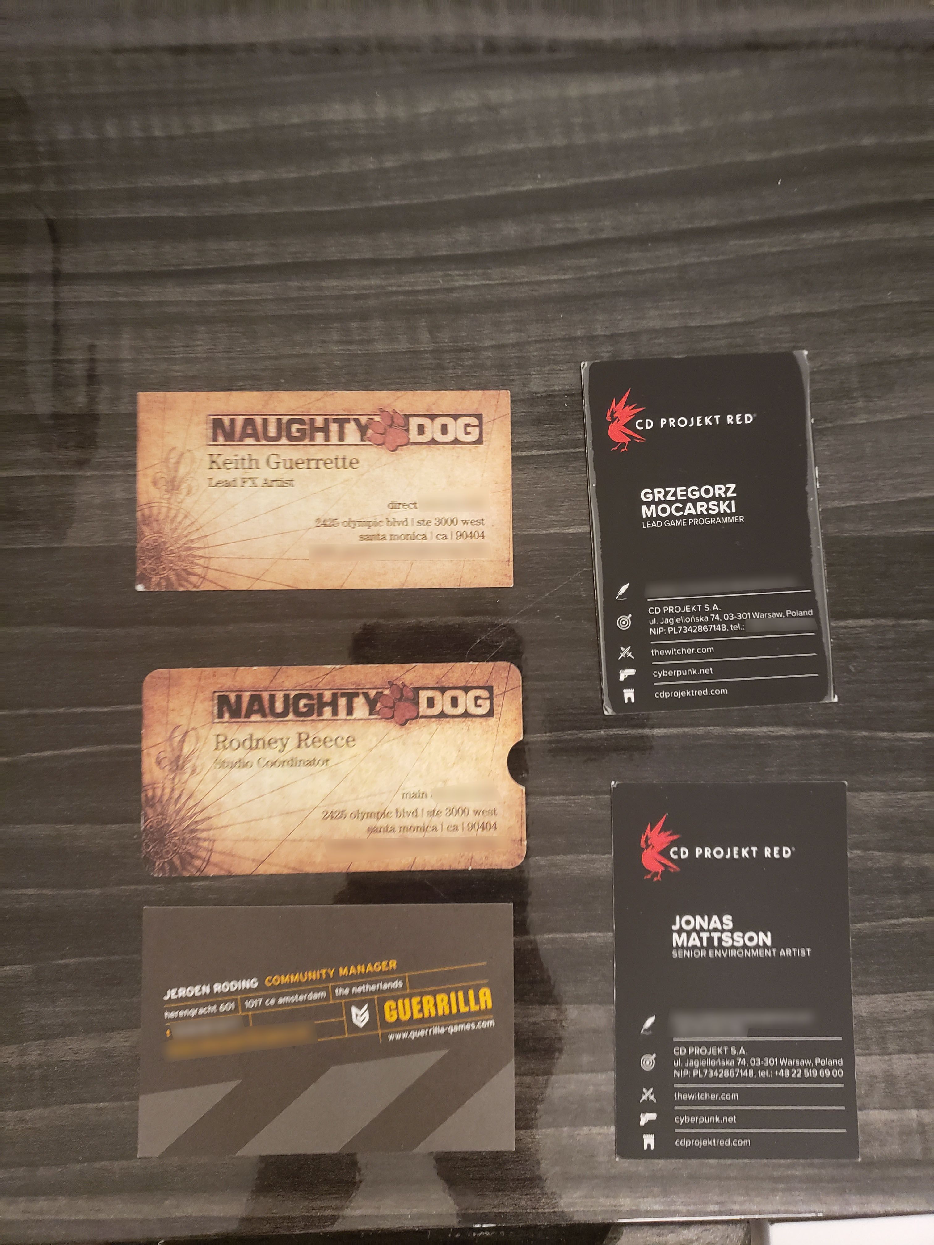 Визитные карточки