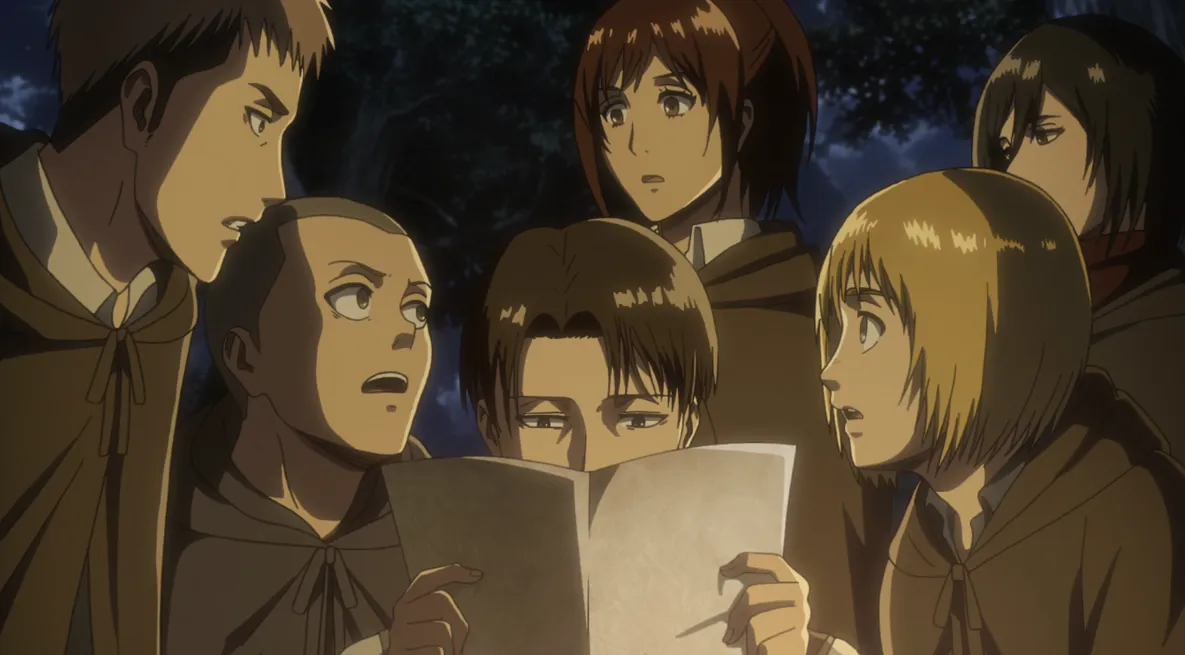 Кадр из аниме «Атака титанов»