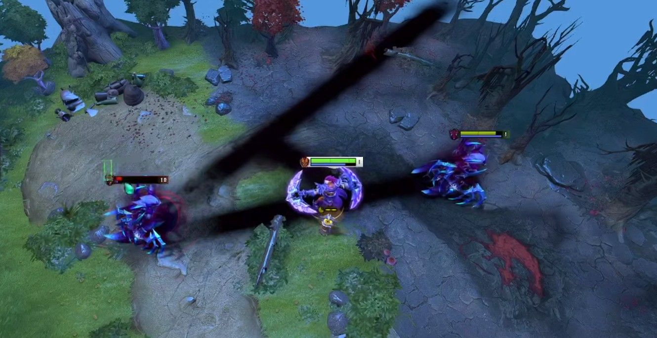 Количество урона, если Spectre атакует героя позади Anti-Mage с Counter Spell и аспектом Magebane's Mirror | Источник: Telegram-канал sikle