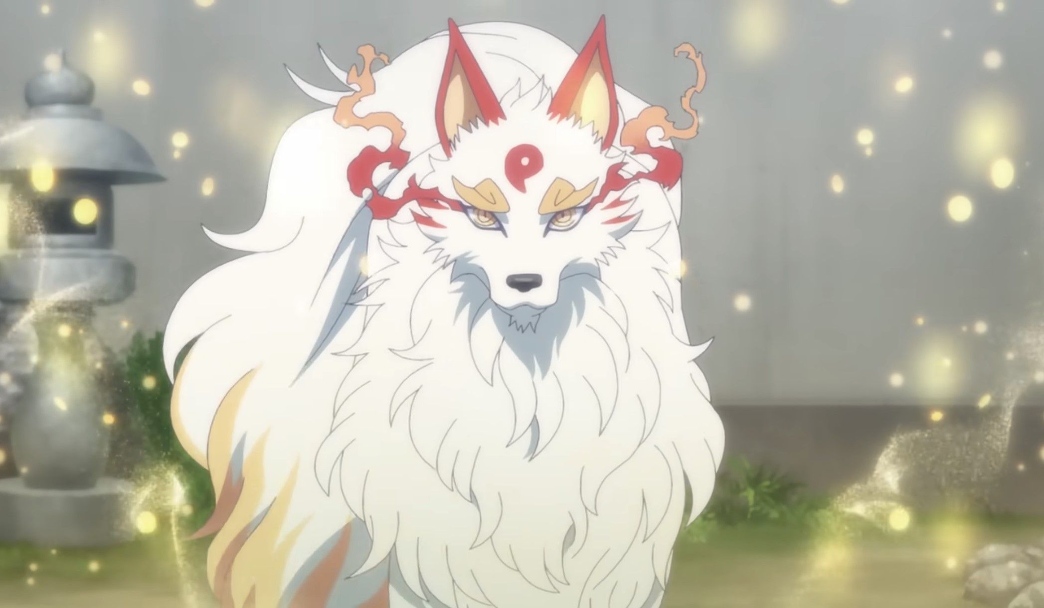 Кадр из трейлера аниме «Божественный сад у поместья Кусуноки»