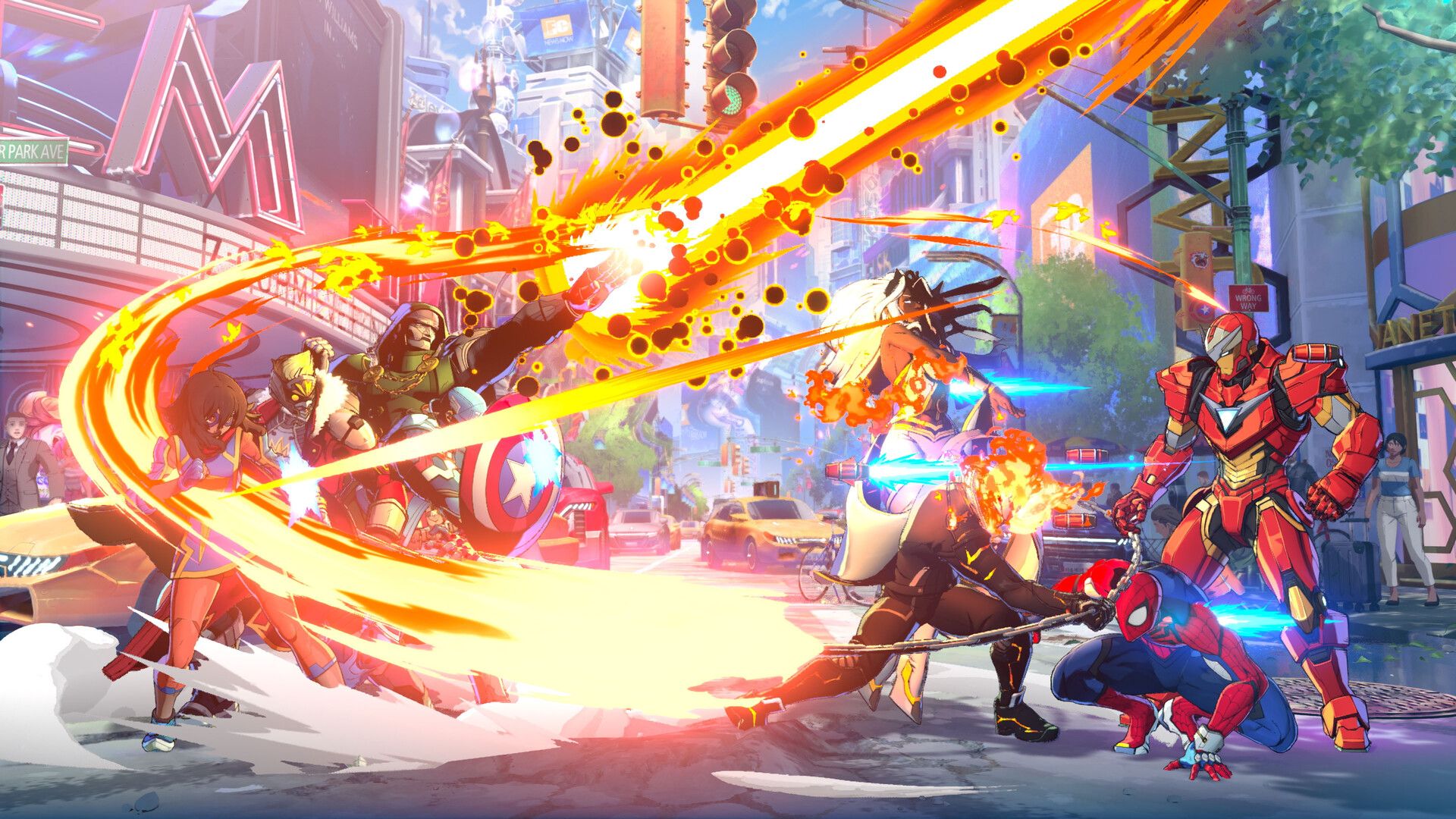 Скриншот из MARVEL Tōkon: Fighting Souls. Источник: Steam